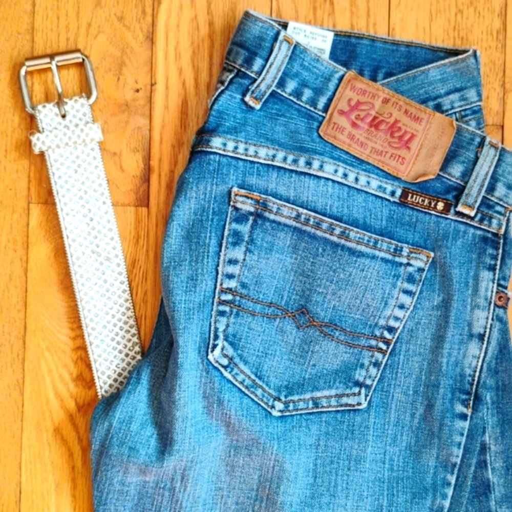 🍀 ⚠️ 👖 Jeans LUCKY BRAND Mom High  VINTAGE JEANS 29" - Picture 14 of 16